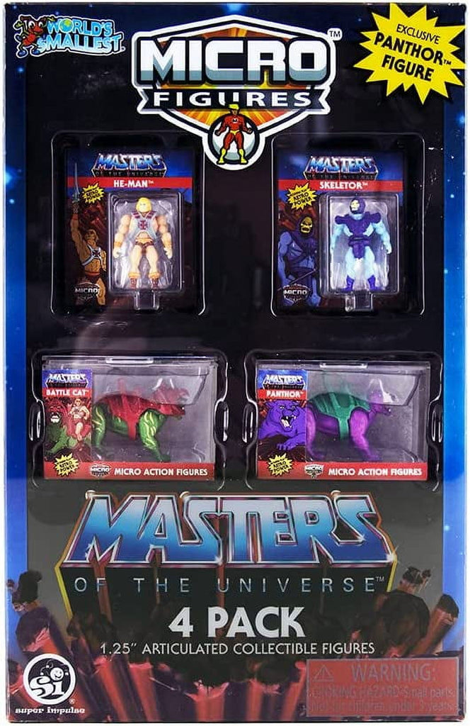 Worlds Smallest Masters of The Universe Micro Figures Exclusive Collectors Set, Multi Super Impulse Town Creek Trading Post - Free Shipping $50.00