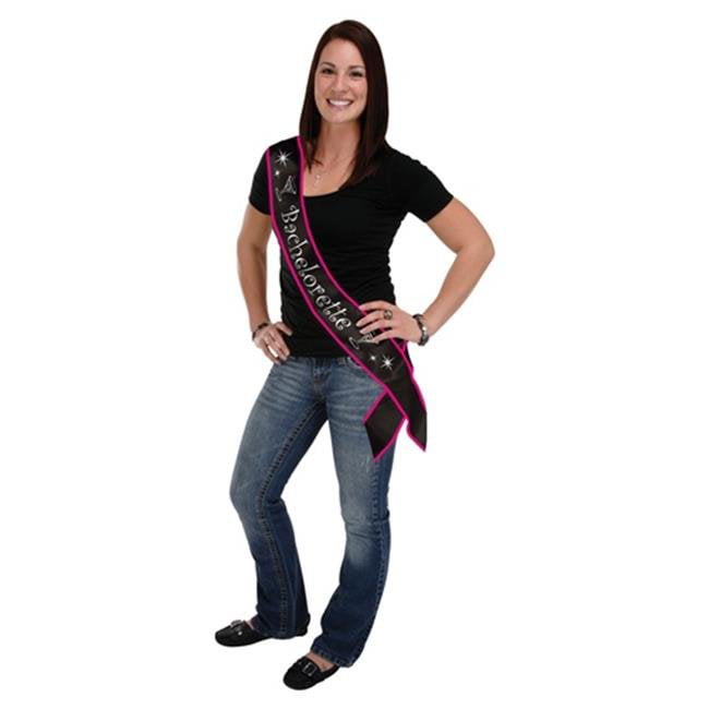 Bachelorette Satin Sash Party Accessory (1 count) (1/Pkg) Beistle Town Creek Trading Post - Free Shipping $50.00