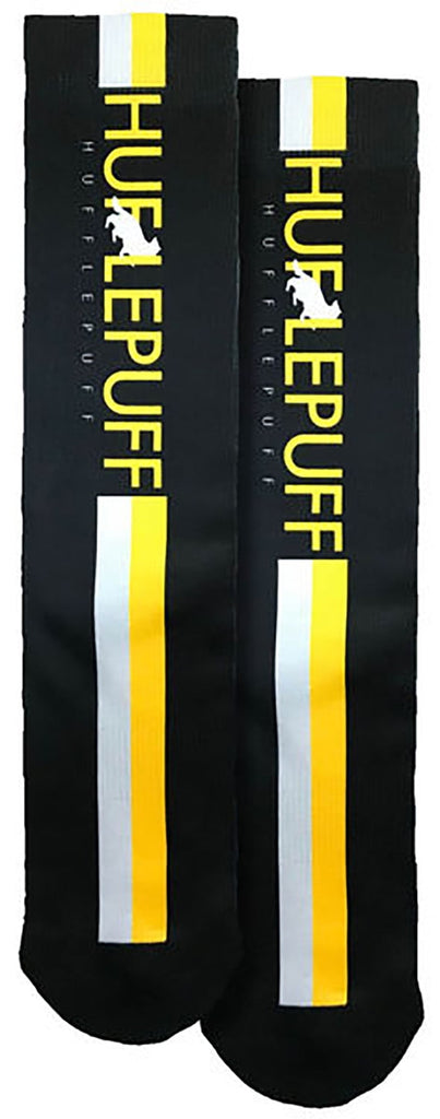 Harry Potter Hogwarts Hufflepuff Crew Socks - SHOE SIZE (8-13 Men) (5-10 women) Spoontiques Town Creek Trading Post - Free Shipping $50.00