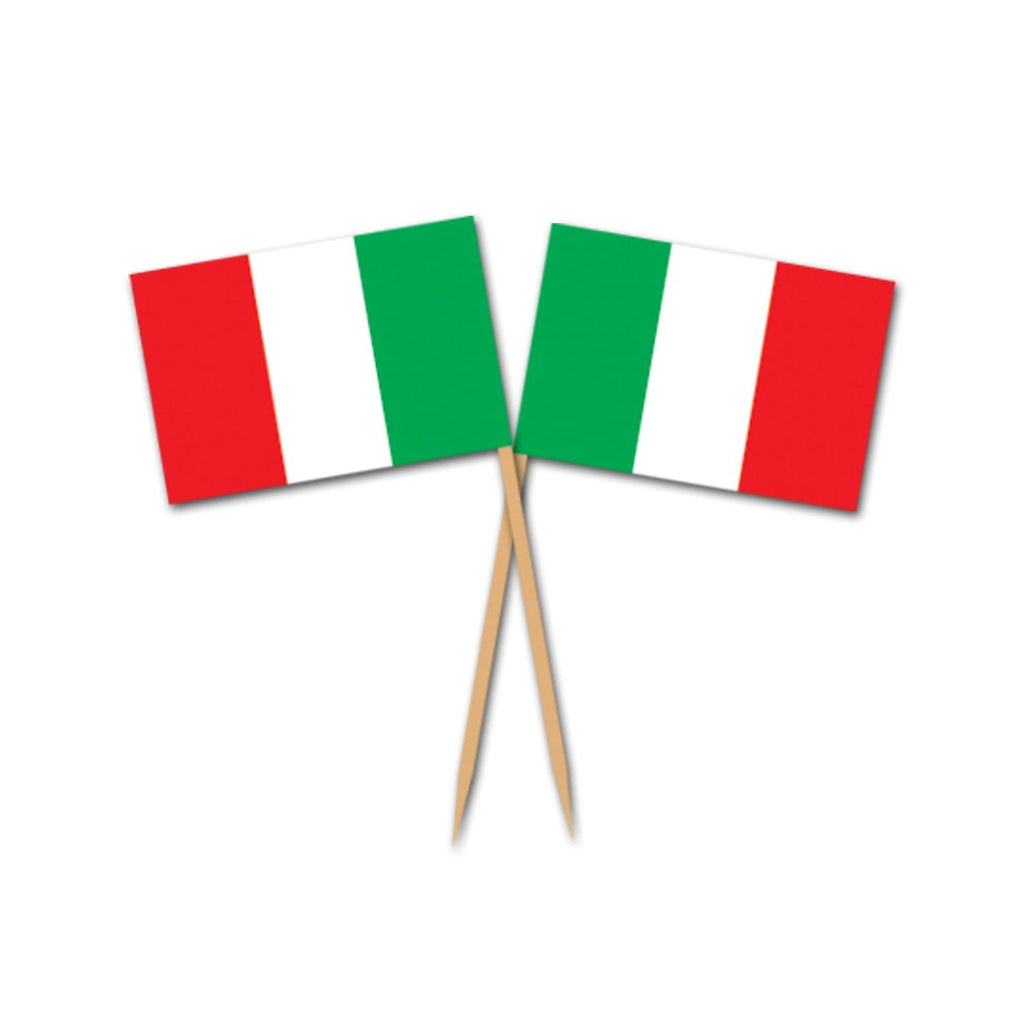 Beistle Italian Flag Picks 2.5-Inch (50-Count) , Red/Green/White Beistle Town Creek Trading Post - Free Shipping $50.00