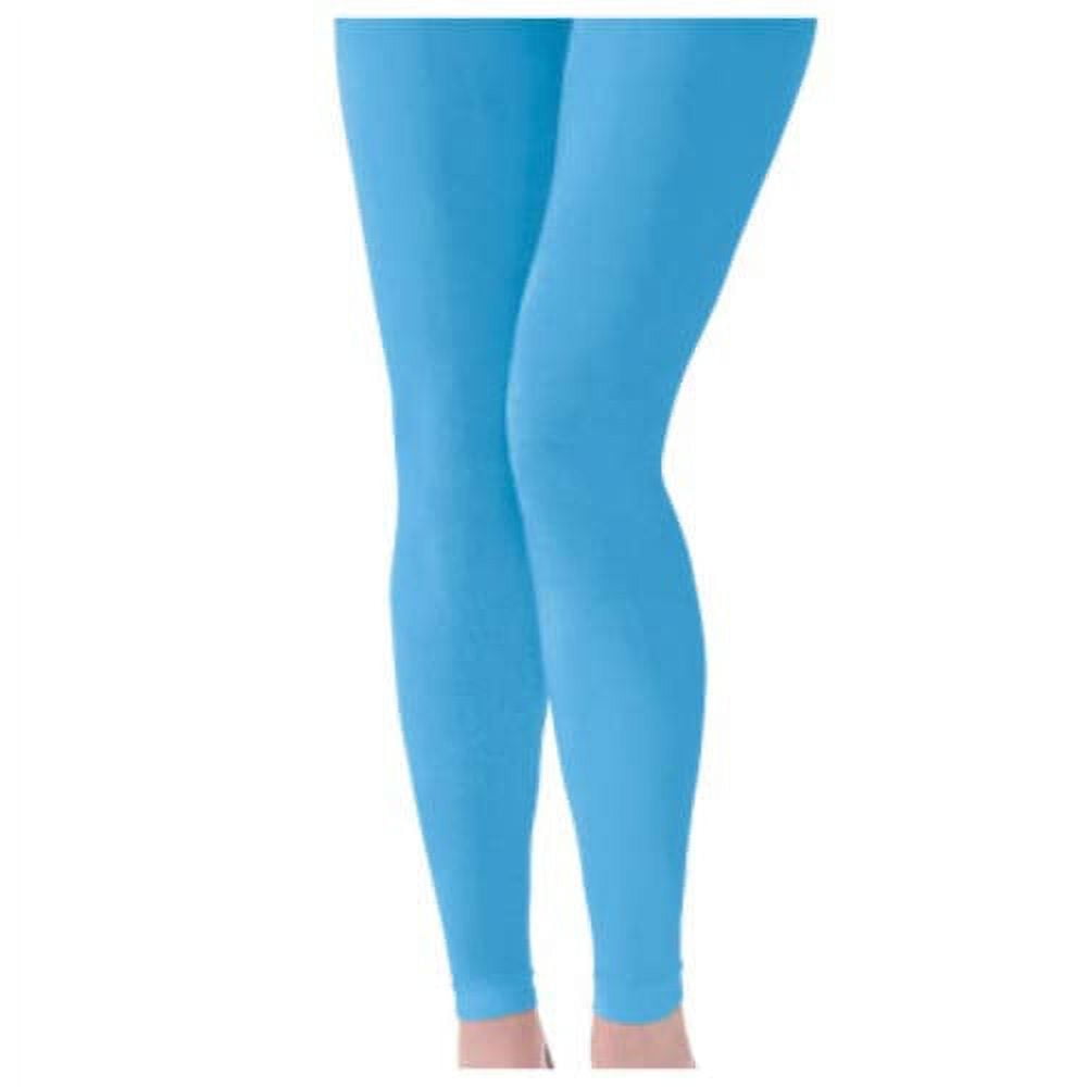 Light Blue Footless Tights - Adult (Pack of 1) amscan Town Creek Trading Post - Free Shipping $50.00
