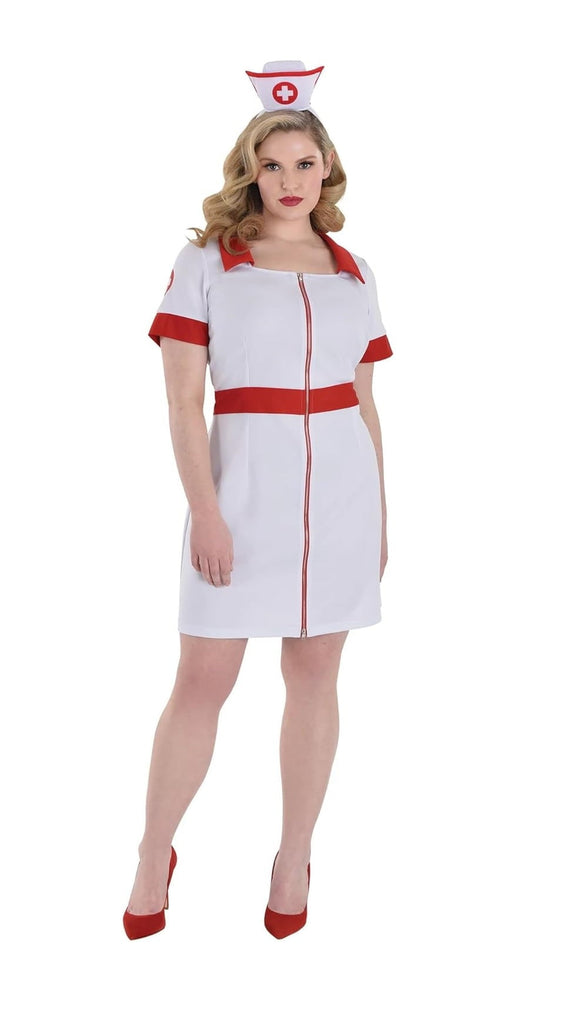 Call The Shot Sexy Nurses Dress Costume w/Headband - X-Large (14-16) amscan Town Creek Trading Post - Free Shipping $50.00