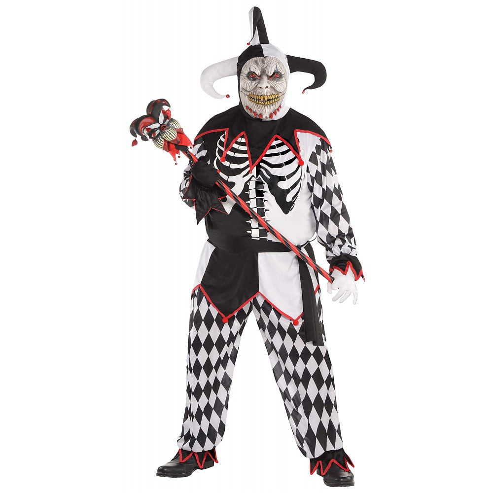 Sinister Jester Costume Plus XXL 48-52 amscan Town Creek Trading Post - Free Shipping $50.00