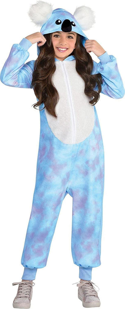 Party City Koala Hooded Zipster - Child Large 12-14, Blue, 1 Pc amscan Town Creek Trading Post - Free Shipping $50.00