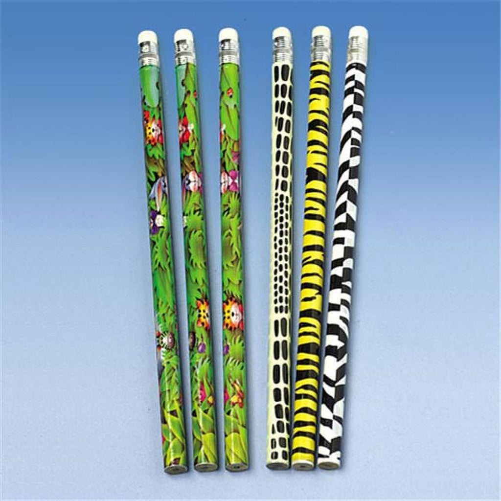 Animal Print Pencils - 12 ct US TOYS Town Creek Trading Post - Free Shipping $50.00