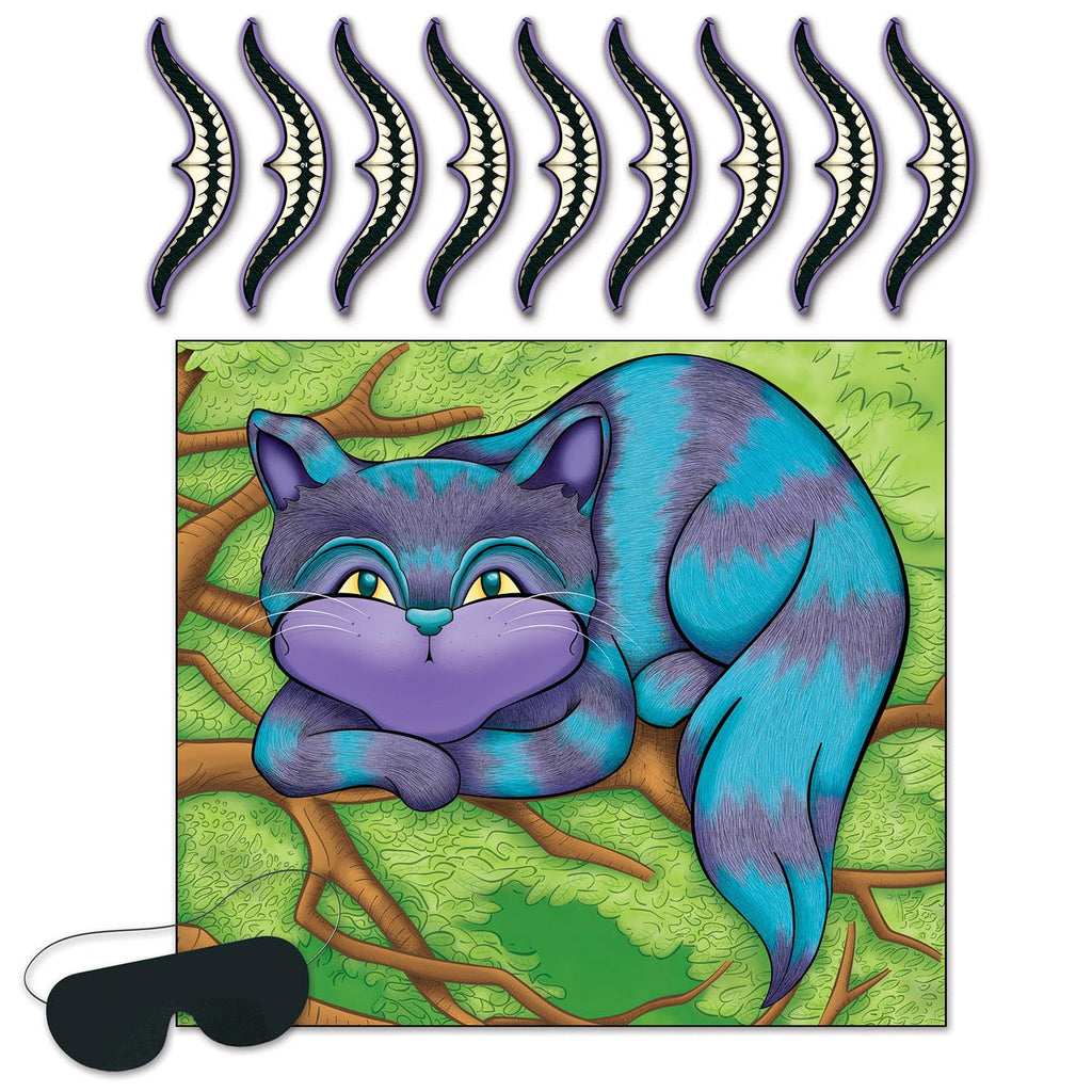 Pin The Smile On The Cheshire Cat Game Beistle Town Creek Trading Post - Free Shipping $50.00