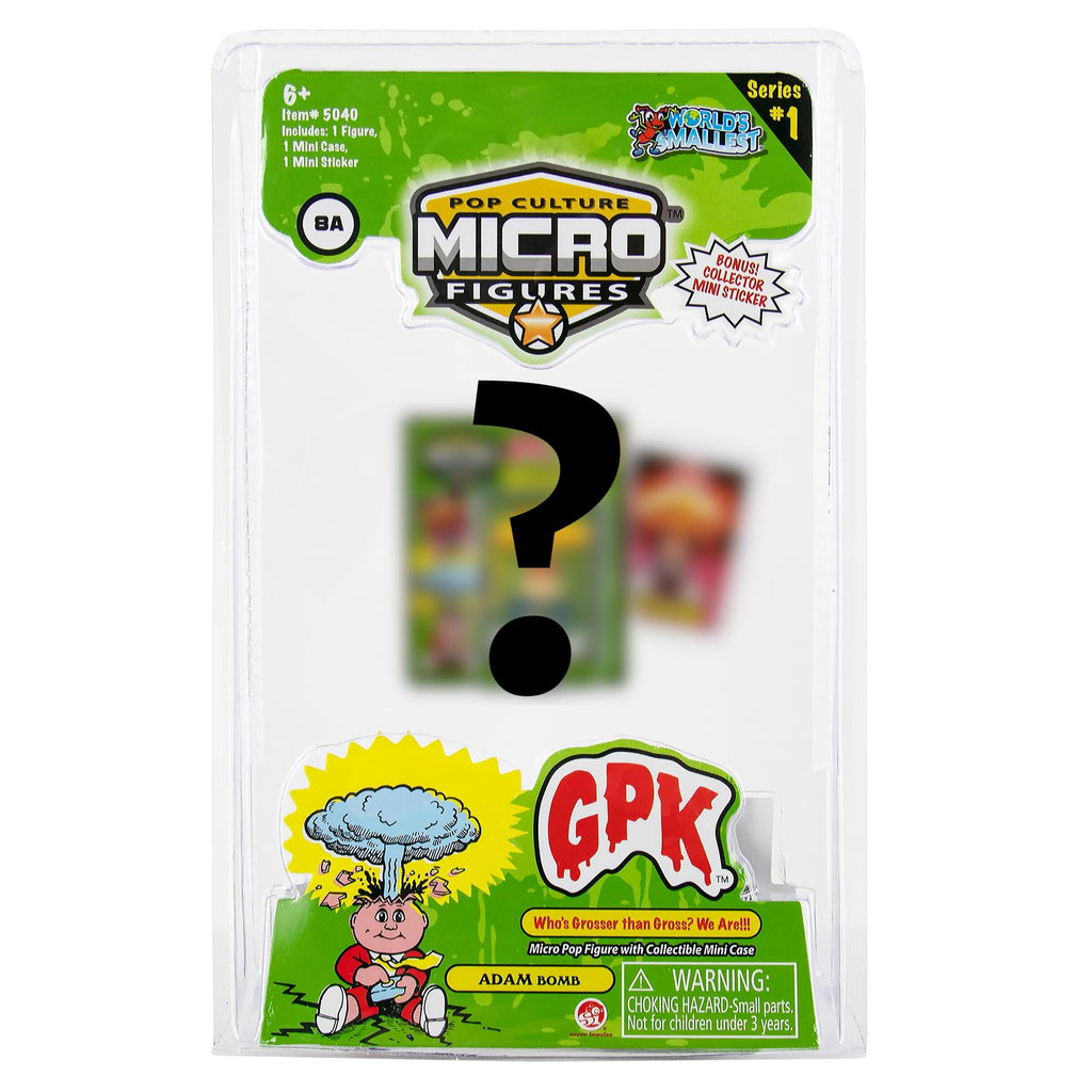 Worlds Smallest GPK (Garbage Pail Kids) Pop Culture Micro Figures, 5040 Super Impulse Town Creek Trading Post - Free Shipping $50.00