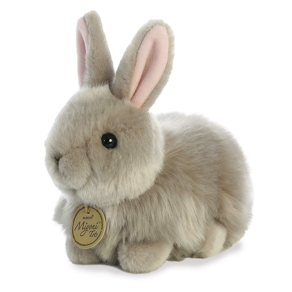 7.5" ANGORA BUNNY GREY Aurora Town Creek Trading Post - Free Shipping $50.00