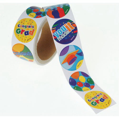 U.S. Toy Lot of 100 Assorted Graduation Theme Stickers US TOYS Town Creek Trading Post - Free Shipping $50.00