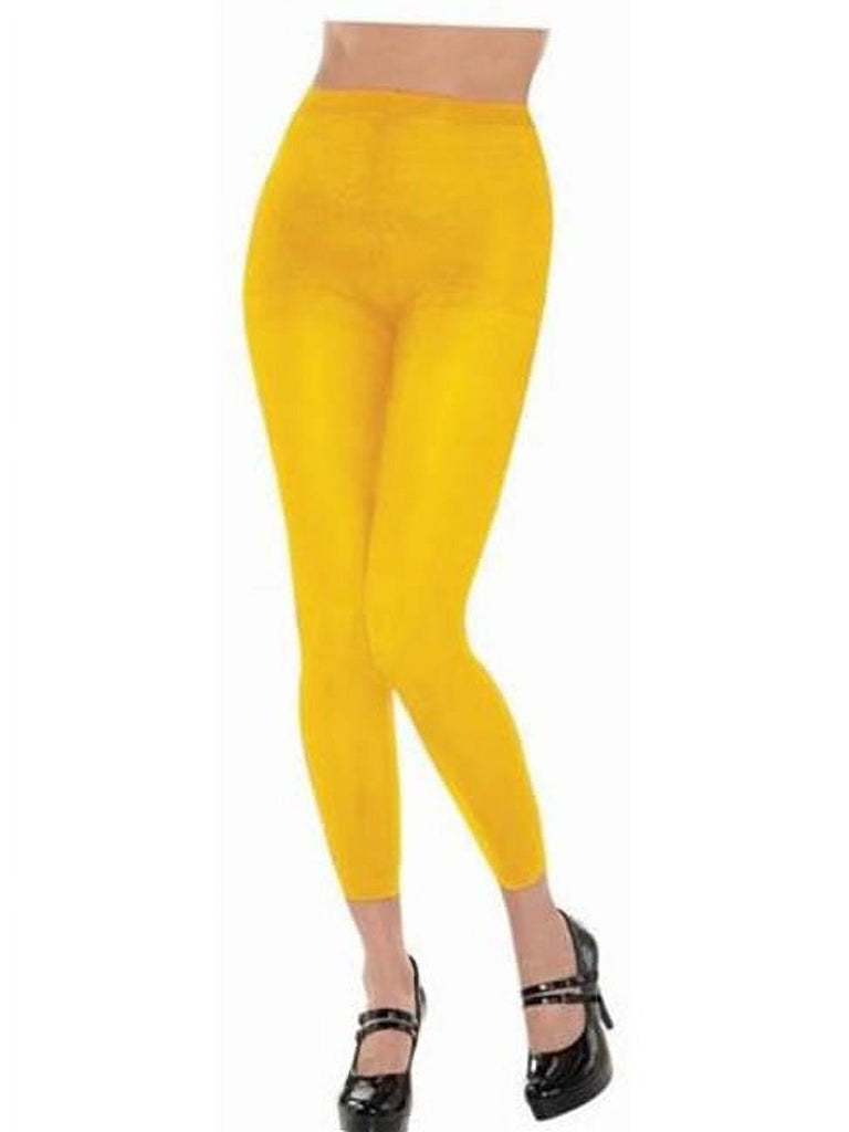 Yellow Footless Tights - Adult (Pack of 1) amscan Town Creek Trading Post - Free Shipping $50.00