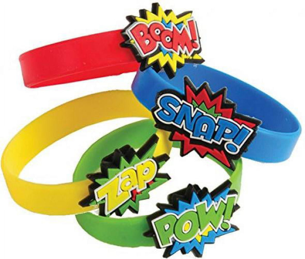 Superhero Rubber Bracelets US TOYS Town Creek Trading Post - Free Shipping $50.00