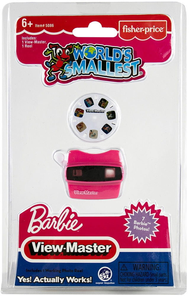 Worlds Smallest Barbie ViewMaster, Pink Super Impulse Town Creek Trading Post - Free Shipping $50.00