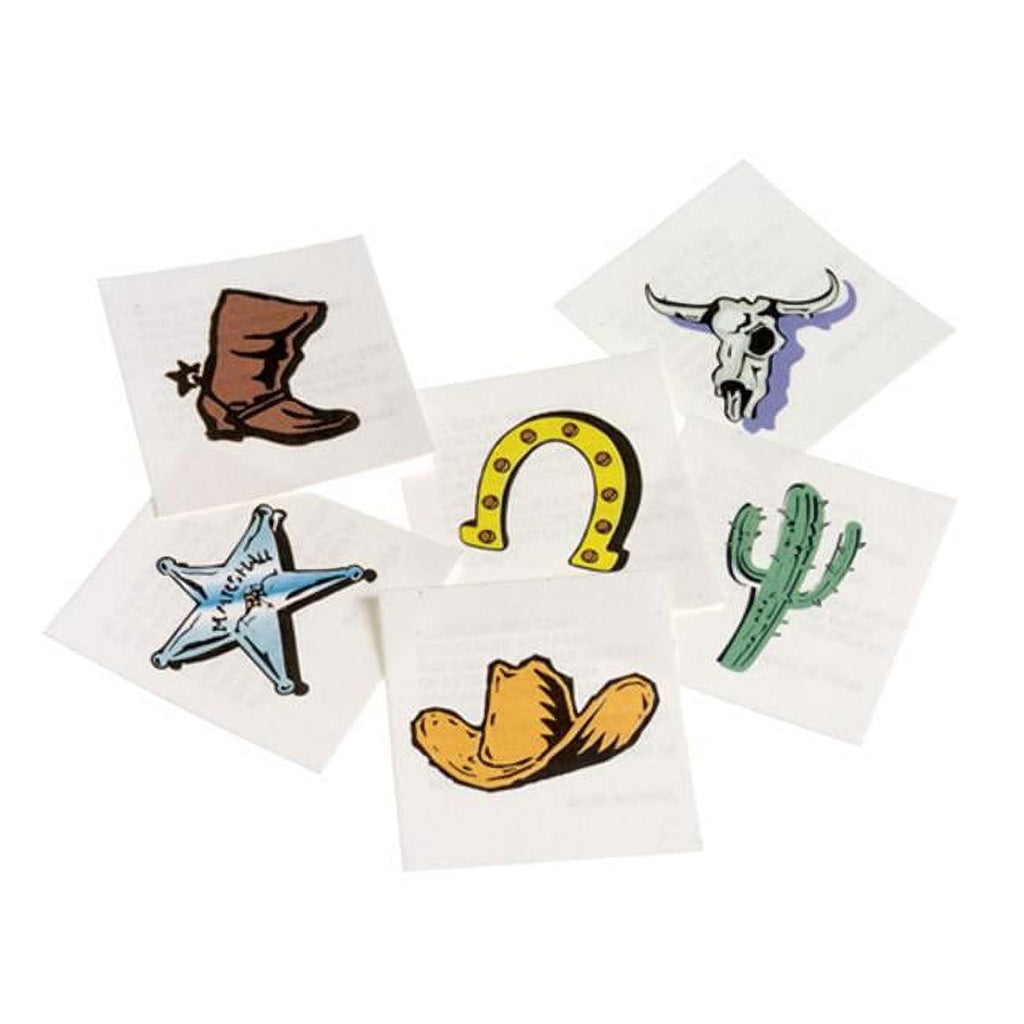 US Toy Western Temporary Tattoos US TOYS Town Creek Trading Post - Free Shipping $50.00