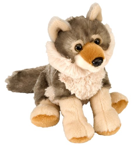 8" Timber Wolf Plush Toy WILD REPUBLIC Town Creek Trading Post - Free Shipping $50.00