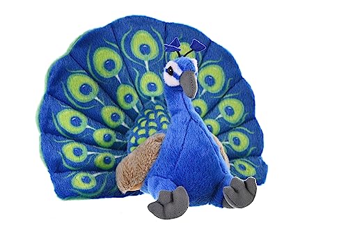 12" Peacock Plush WILD REPUBLIC Town Creek Trading Post - Free Shipping $50.00