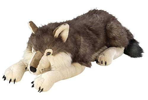 30" Wolf Plush Toy WILD REPUBLIC Town Creek Trading Post - Free Shipping $50.00