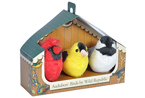 5" Northern Cardinal - American Goldfinch - Chickadee - Plush Set WILD REPUBLIC Town Creek Trading Post - Free Shipping $50.00