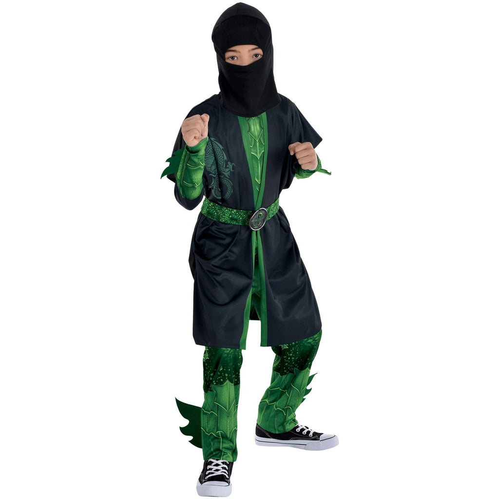 Ninja Deluxe Dragon Glow in the Dark Boys Small (4-6) amscan Town Creek Trading Post - Free Shipping $50.00
