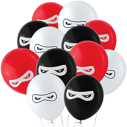 Fun Express BB13628879 Ninja Warriors 11 in. Latex Balloons 24 Pack Fun Express Town Creek Trading Post - Free Shipping $50.00