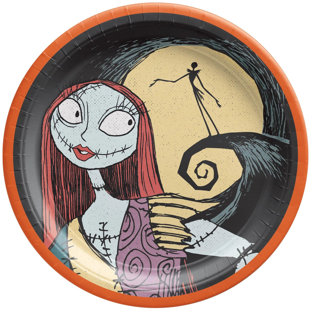 6.75" Nightmare Before Christmas - Pumpkin King Round Plates 18 ct amscan Town Creek Trading Post - Free Shipping $50.00