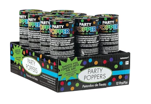 288 Shooting Foil Confetti Party Popper Cracker Cannons amscan Town Creek Trading Post - Free Shipping $50.00
