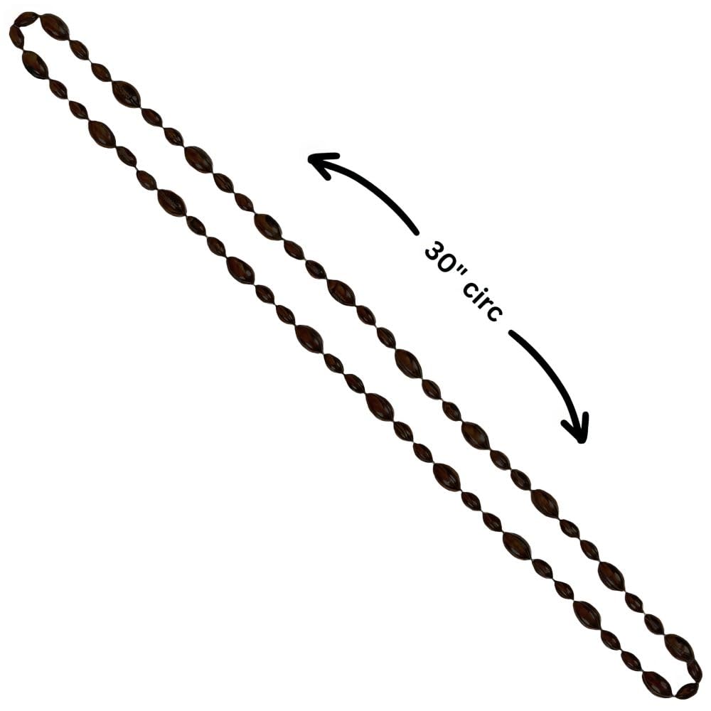 30" Black Metallic Bead Necklaces - (4 Pack Of 50) 200 Necklaces amscan Town Creek Trading Post - Free Shipping $50.00