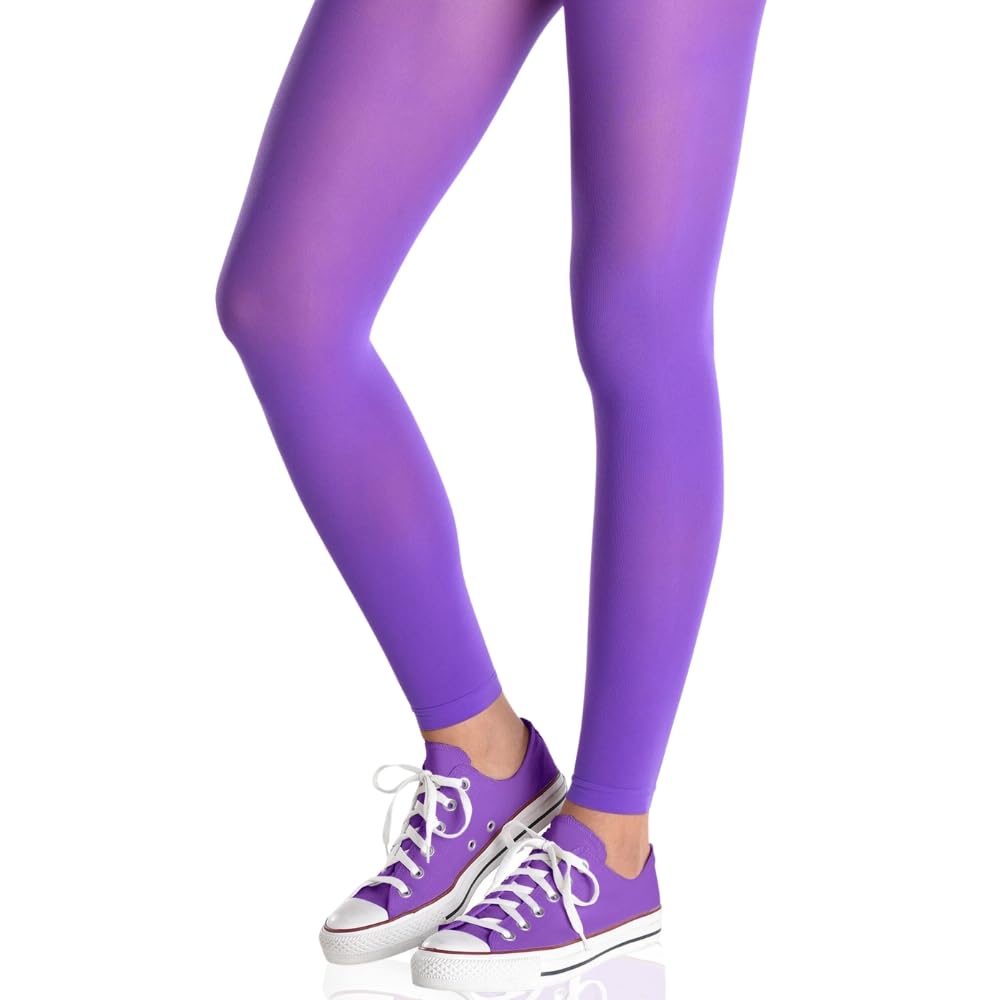 Purple Footless Tights - Adult (Pack of 3) amscan Town Creek Trading Post - Free Shipping $50.00