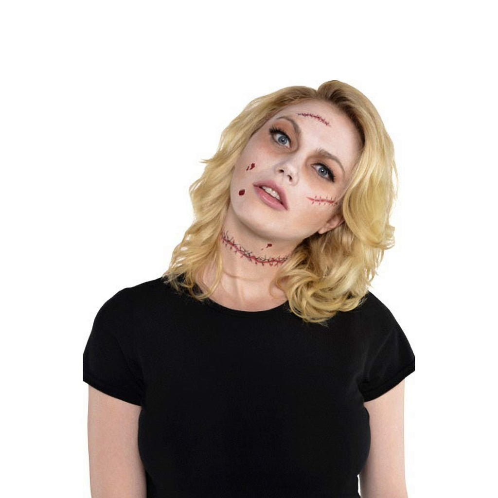 Stitches Tattoos - 9" x 4" (6 Pack) amscan Town Creek Trading Post - Free Shipping $50.00