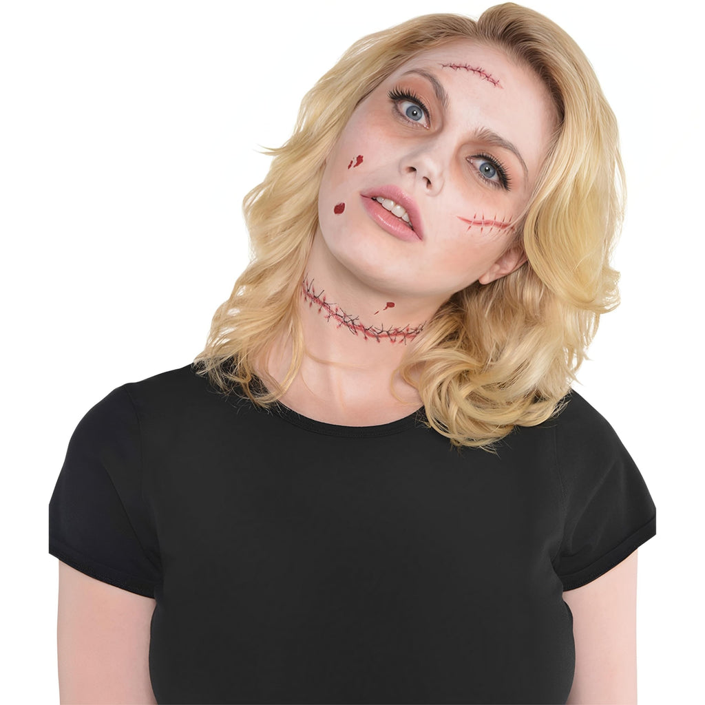 Stitches Tattoos - 9" x 4" (6 Pack) amscan Town Creek Trading Post - Free Shipping $50.00