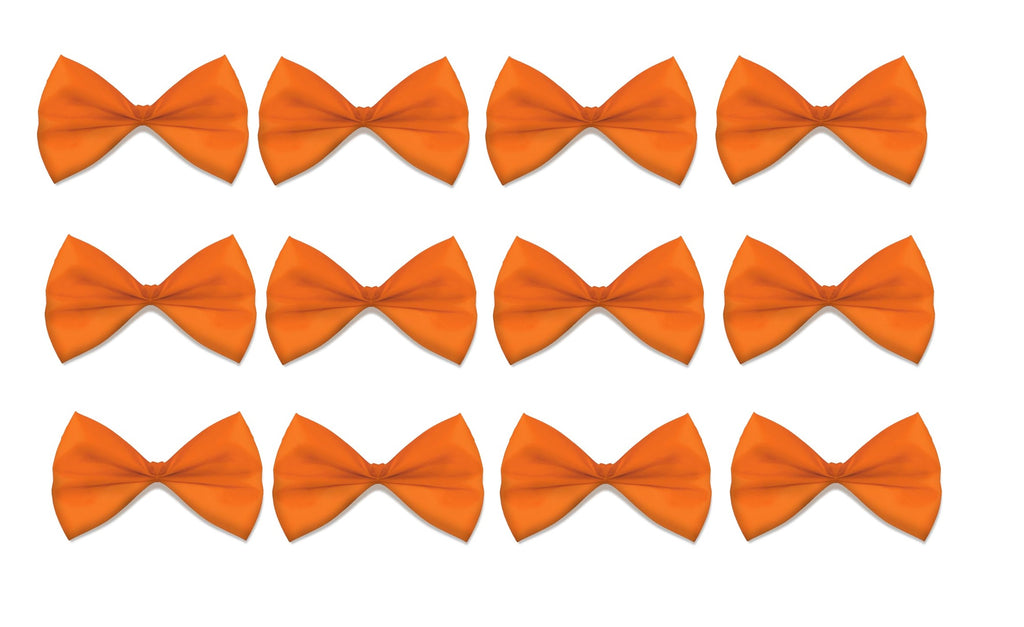 Vibrant Orange Bow Tie - 3.25 x 6, 12 Count amscan Town Creek Trading Post - Free Shipping $50.00