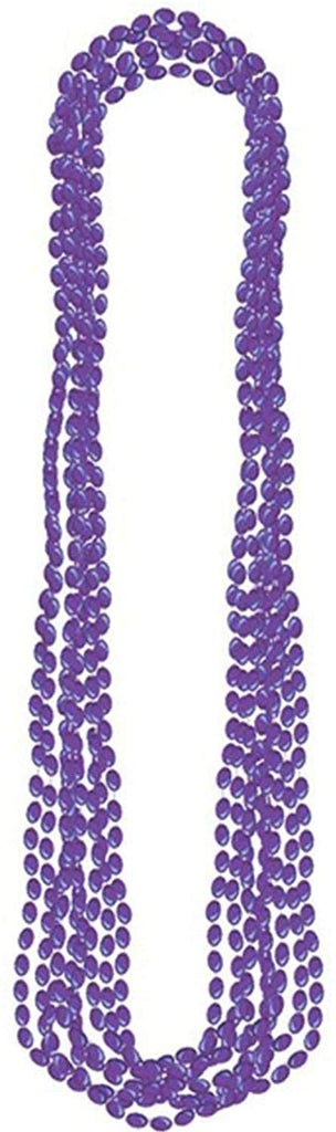 30" Purple Metallic Bead Necklaces (Pack of 8) amscan Town Creek Trading Post - Free Shipping $50.00