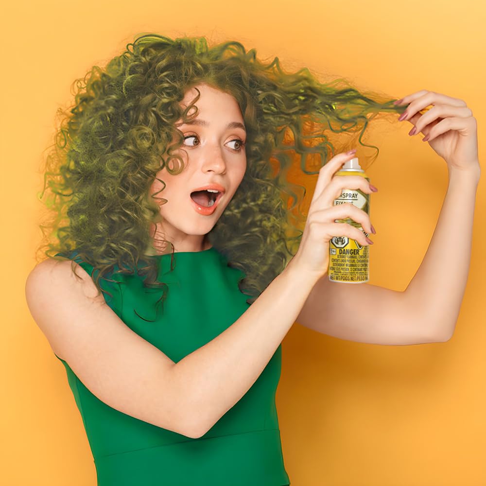 Yellow Hair Spray 3 oz amscan Town Creek Trading Post - Free Shipping $50.00