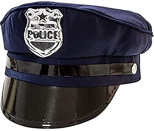 Navy Blue Police Officer Hat - fits most adults amscan Town Creek Trading Post - Free Shipping $50.00