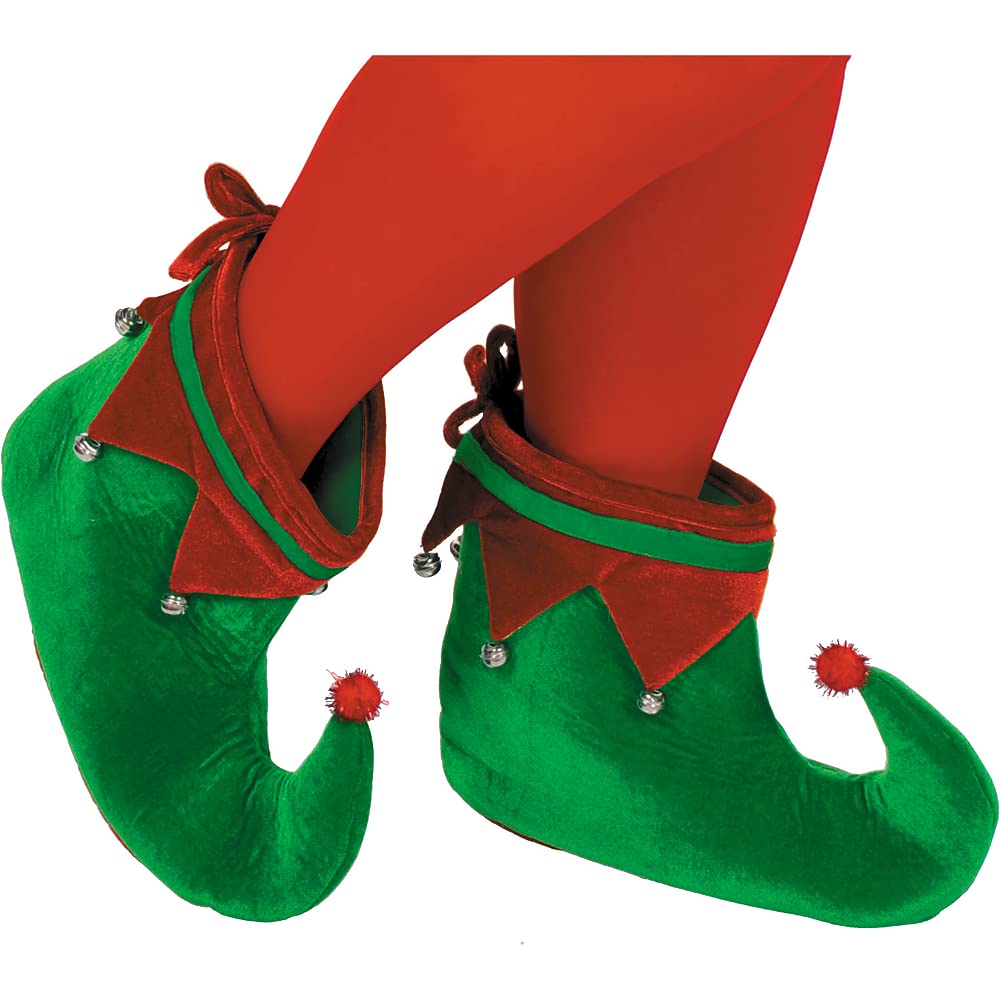 Adult Elf Fabric Party Costume Shoes amscan Town Creek Trading Post - Free Shipping $50.00