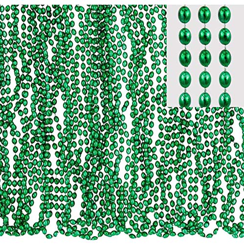 30" Green Metallic Bead Necklaces (50 Count) amscan Town Creek Trading Post - Free Shipping $50.00