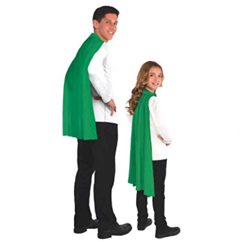 Super Hero Costume 30" Green Cape amscan Town Creek Trading Post - Free Shipping $50.00