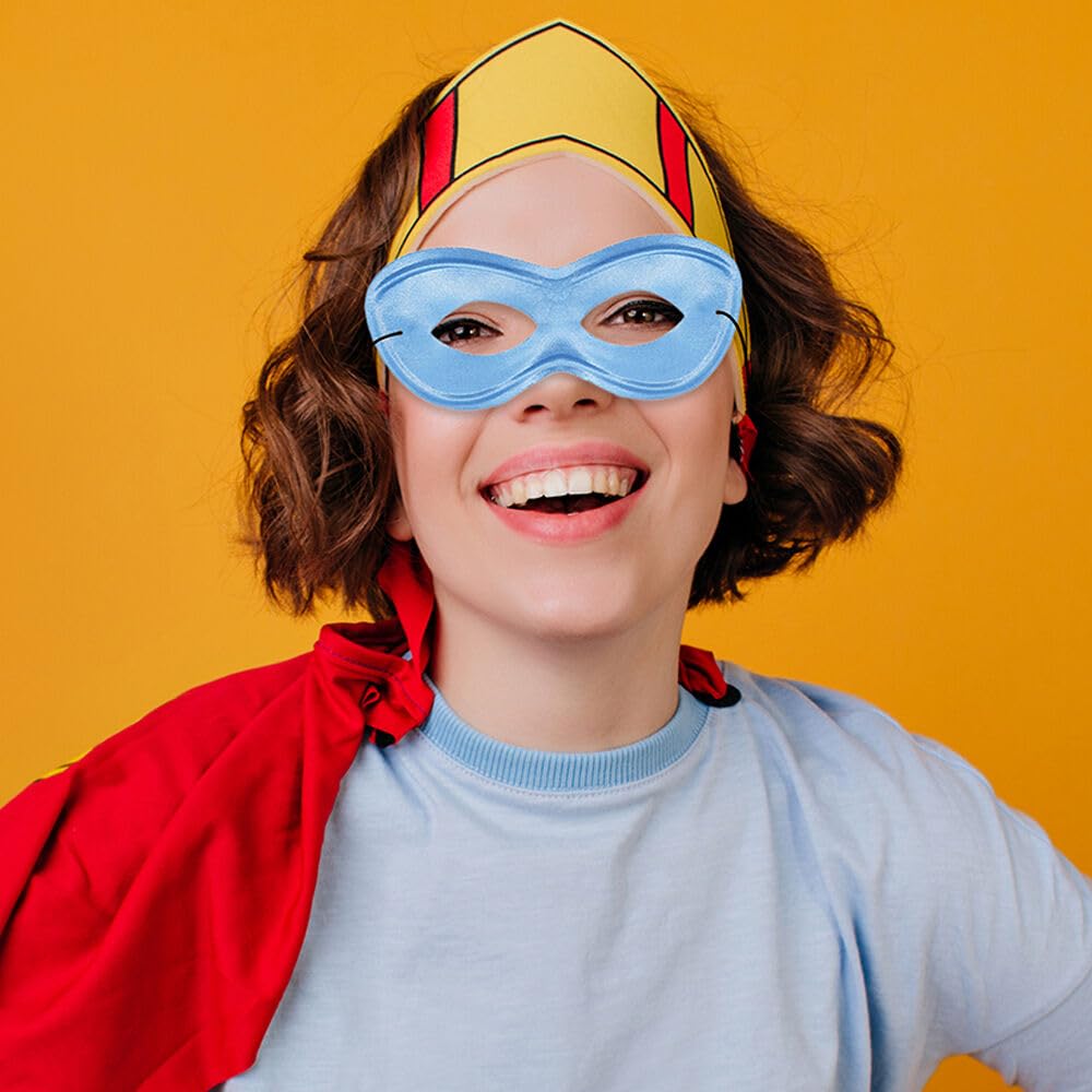 Super Hero Mask - Light Blue amscan Town Creek Trading Post - Free Shipping $50.00