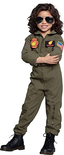 Top Gun - Maverick Flight Costume for Kids - Medium (8-10) amscan Town Creek Trading Post - Free Shipping $50.00