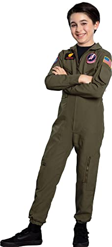 Top Gun - Maverick Flight Costume for Kids - Medium (8-10) amscan Town Creek Trading Post - Free Shipping $50.00