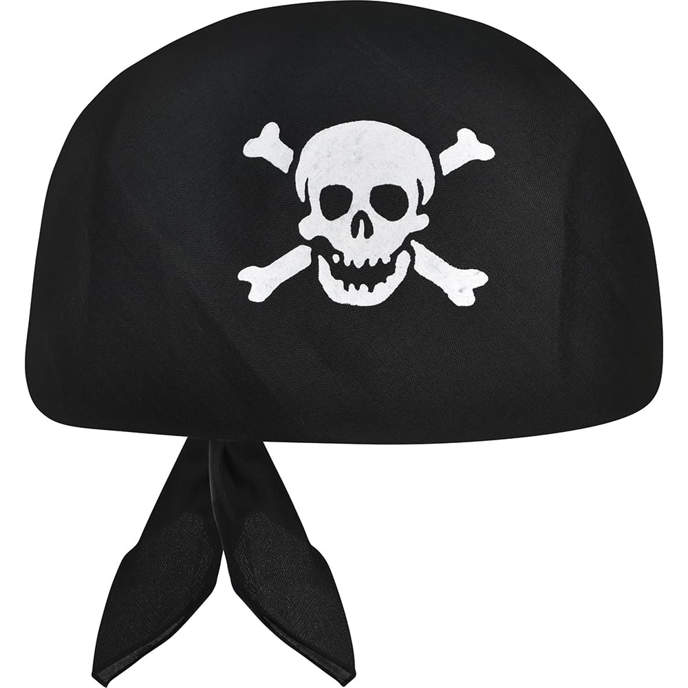 Black Jolly Roger Pirate Bandana with Skull and Crossbones amscan Town Creek Trading Post - Free Shipping $50.00