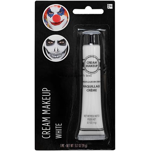 White Cream Makeup - 0.7 Oz (1 PK) amscan Town Creek Trading Post - Free Shipping $50.00
