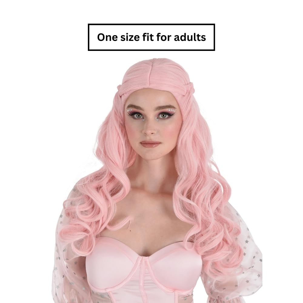 Pastel Pink Wig (Adult) amscan Town Creek Trading Post - Free Shipping $50.00