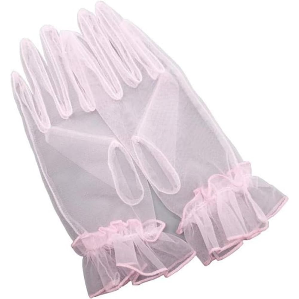 Pink Mesh Gloves (Adult) amscan Town Creek Trading Post - Free Shipping $50.00
