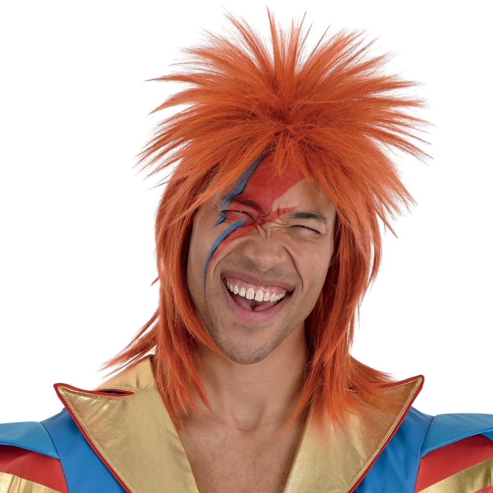 Glam Rock Wig (Adult) amscan Town Creek Trading Post - Free Shipping $50.00