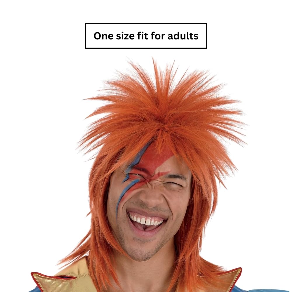 Glam Rock Wig (Adult) amscan Town Creek Trading Post - Free Shipping $50.00