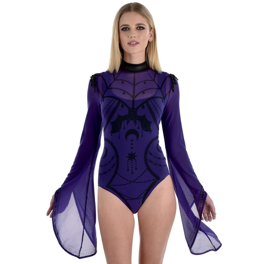 Bad Witch Bodysuit Costume Women's (S/M) amscan Town Creek Trading Post - Free Shipping $50.00
