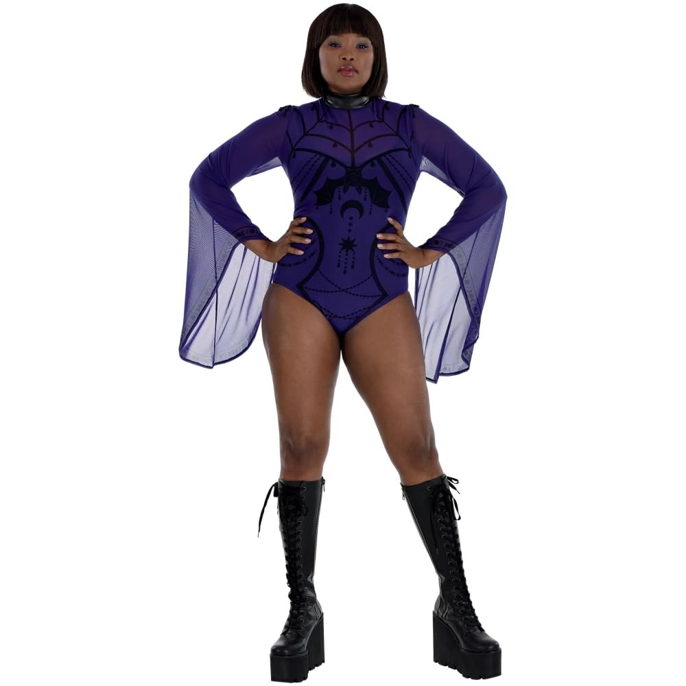 Bad Witch Bodysuit Costume Women's (Plus) amscan Town Creek Trading Post - Free Shipping $50.00
