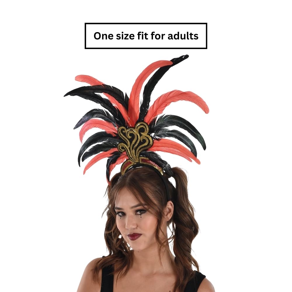 Vintage Circus Oversized Feather Headpiece for Women – Multi amscan Town Creek Trading Post - Free Shipping $50.00