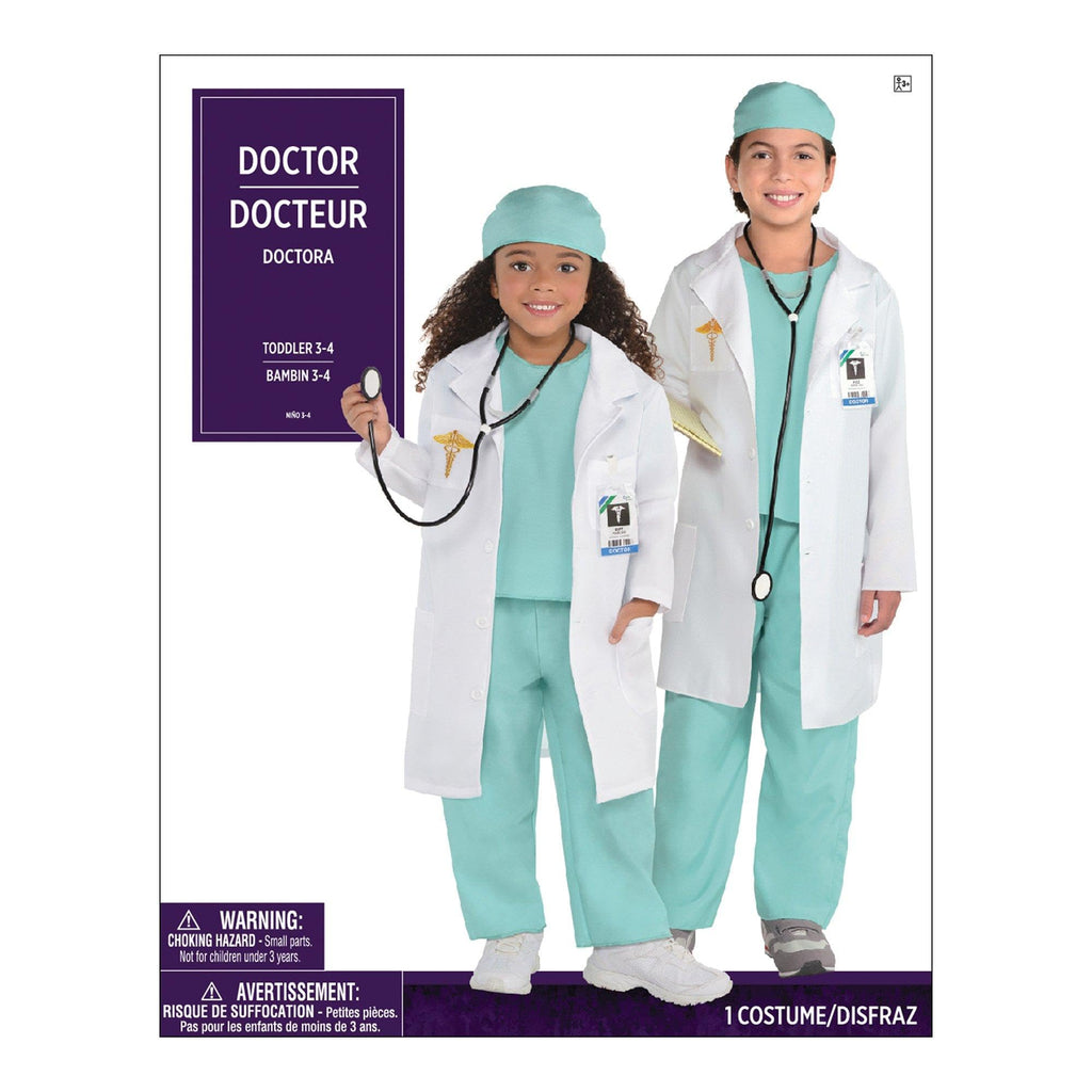 Doctor Costume For Toddlers (3-4) amscan Town Creek Trading Post - Free Shipping $50.00
