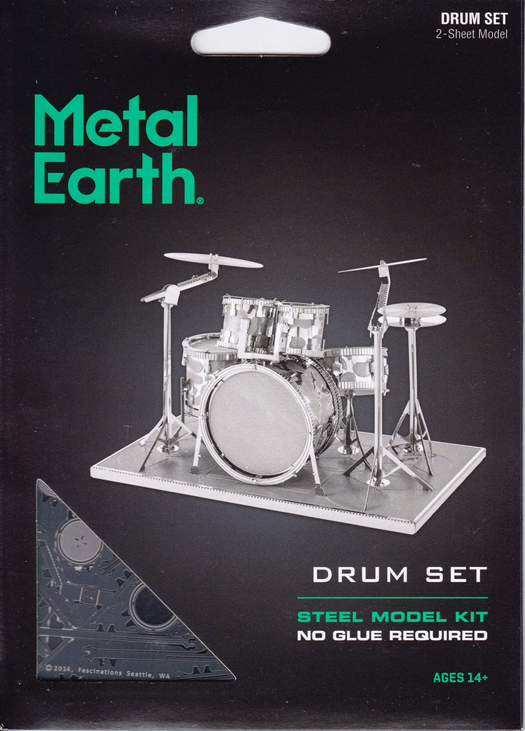 Drum Set by Fascinations Metal Earth Fascinations Town Creek Trading Post - Free Shipping $50.00